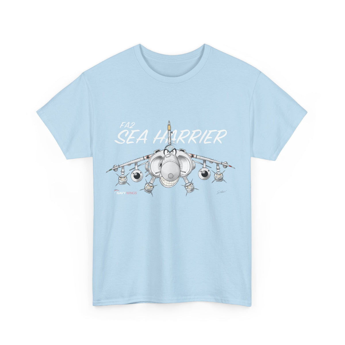 Vintage Fighter Jet Graphic Cotton T-Shirt