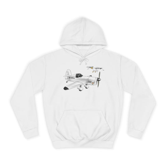 Vintage Mew Gull Hoodie - Historic Racing Aircraft Design