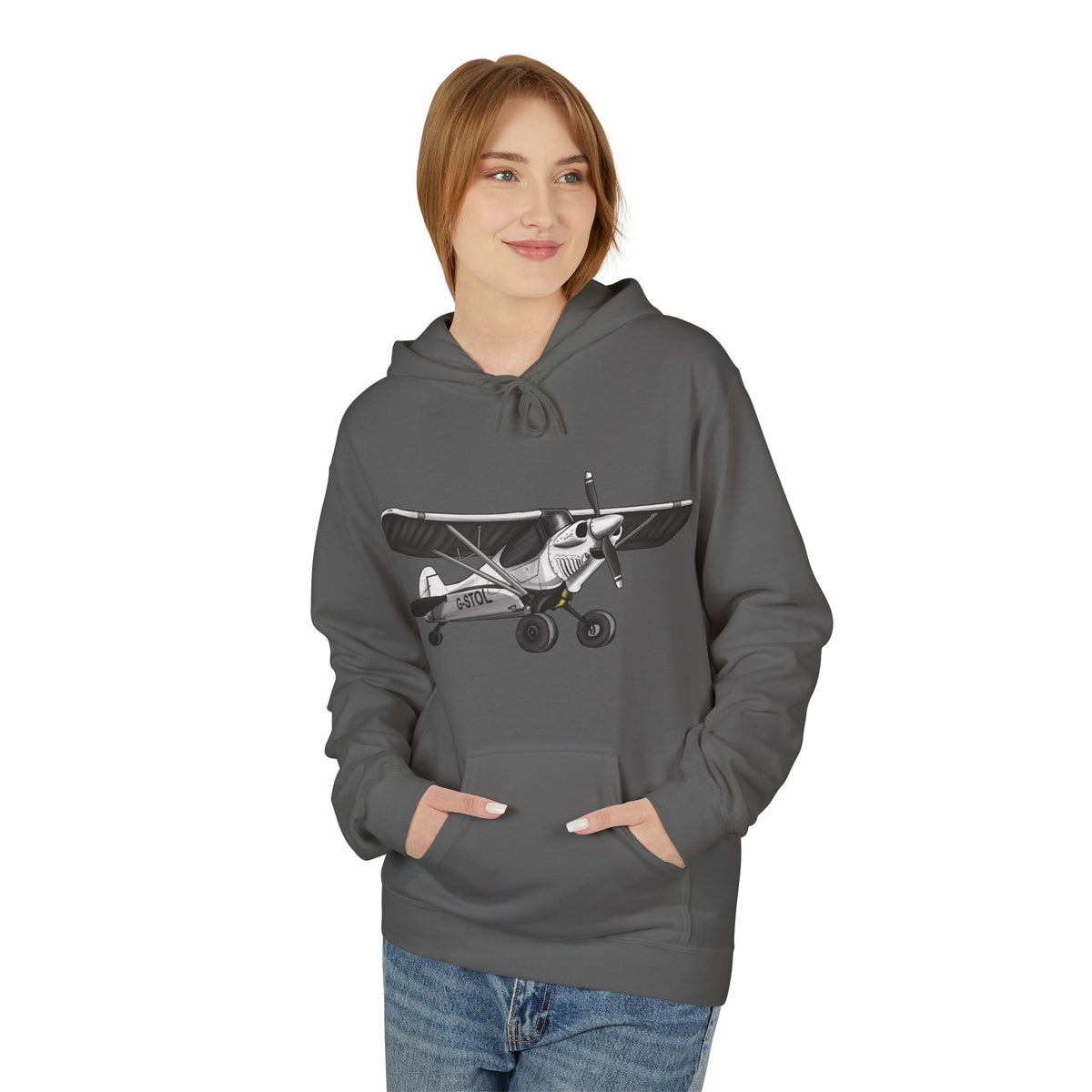 Super Cub STOL - Unisex Midweight Softstyle Fleece Hoodie