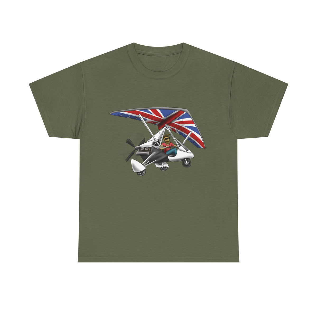 Flexwing Microlight Aircraft Tee – Perfect for Aviation Lovers