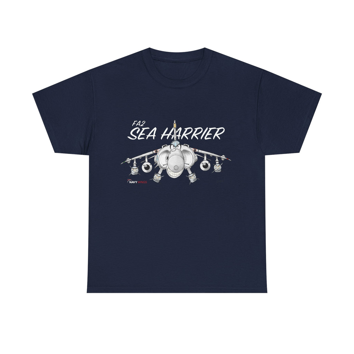 Vintage Fighter Jet Graphic Cotton T-Shirt