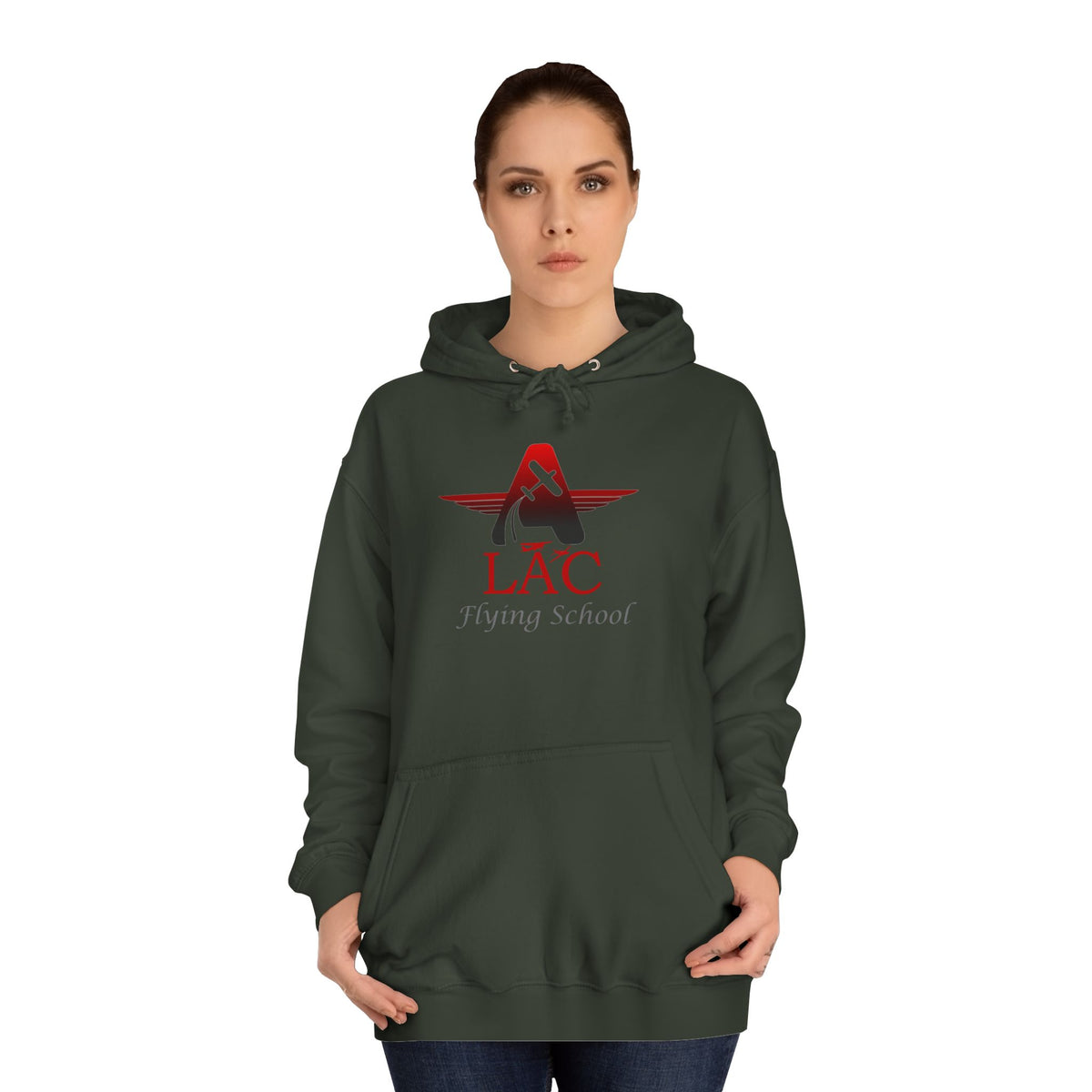 College Hoodie - LAC Flying School Logo