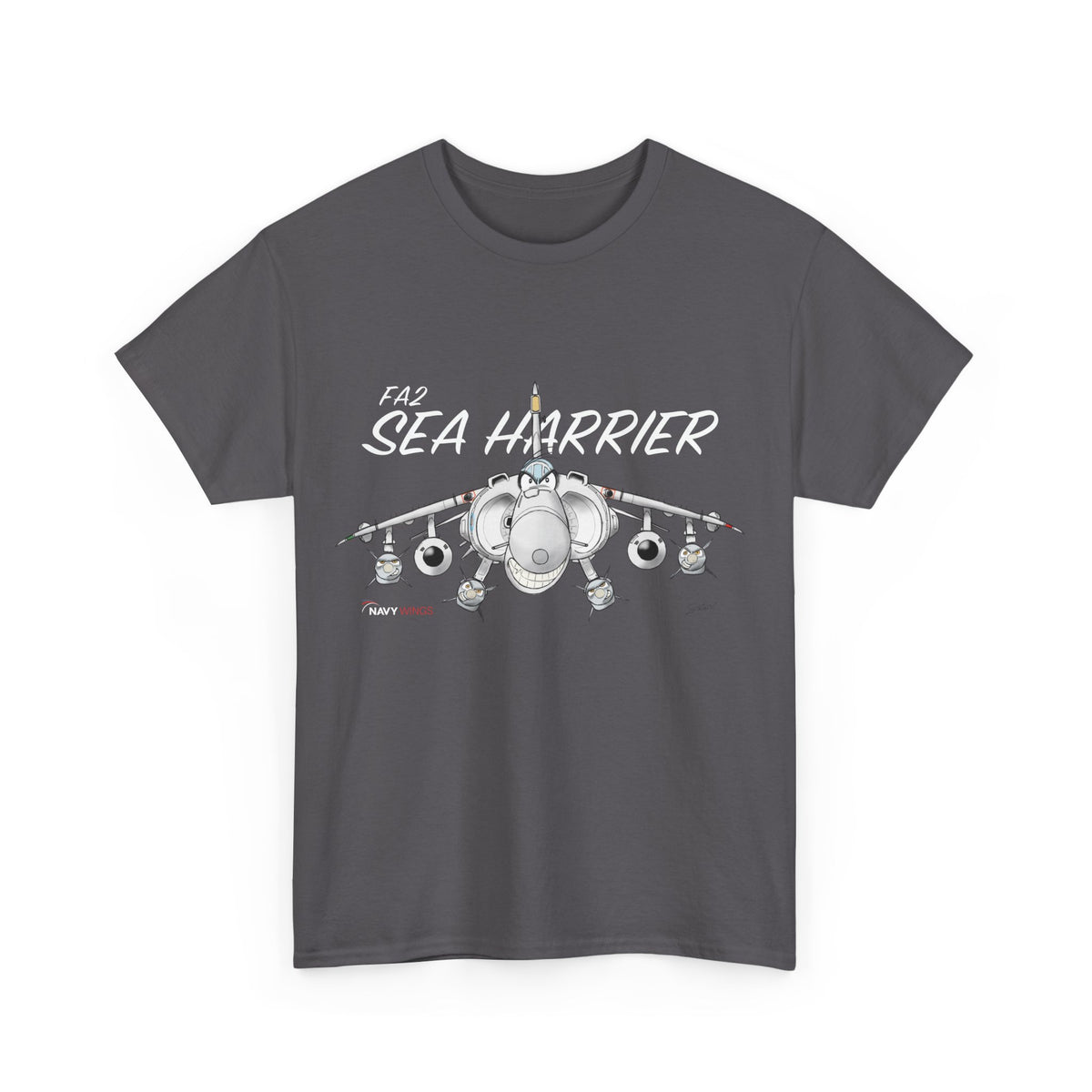 Vintage Fighter Jet Graphic Cotton T-Shirt