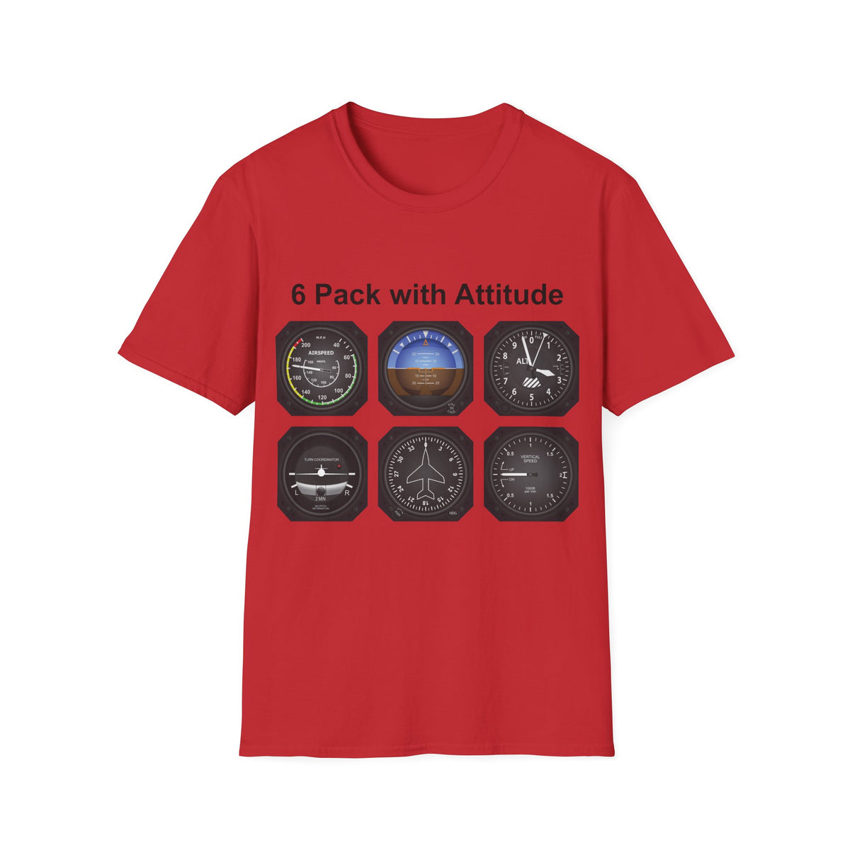 Aviator 6 Pack Unisex T-Shirt - Attitude Collection