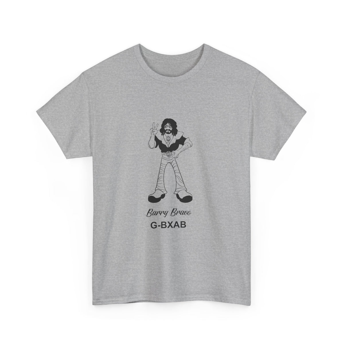 Tee Barry Bravo Piper PA28 Aircraft Retro Cartoon Design Unisex Heavy Cotton