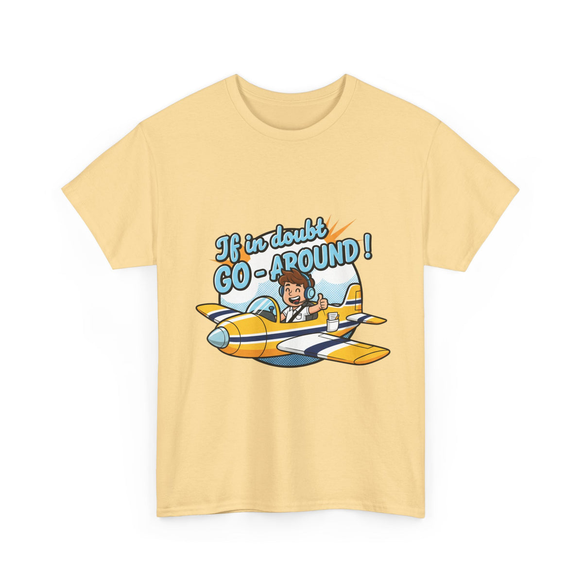 "If in Doubt, Go Around" Pilot Plane T‑Shirt