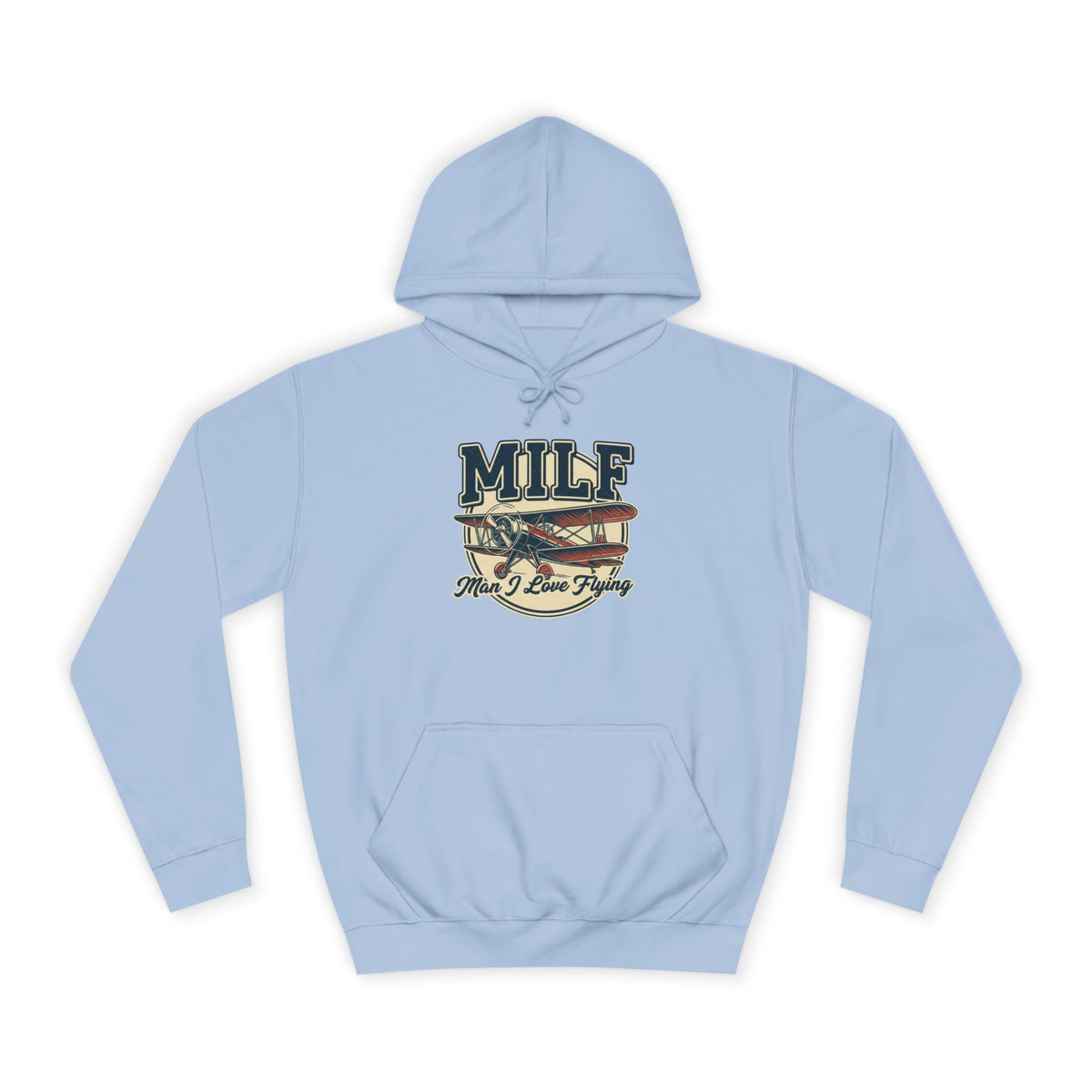 MILF Retro Flag Hoodie – Vintage Americana College Style