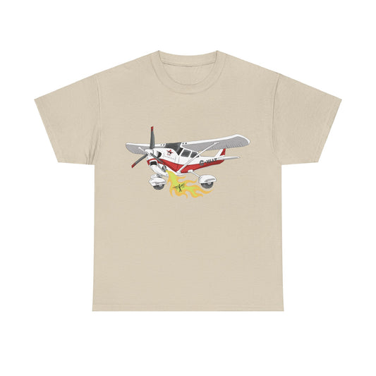 Cessna Unisex Tee Hand Drawn Aviation Design