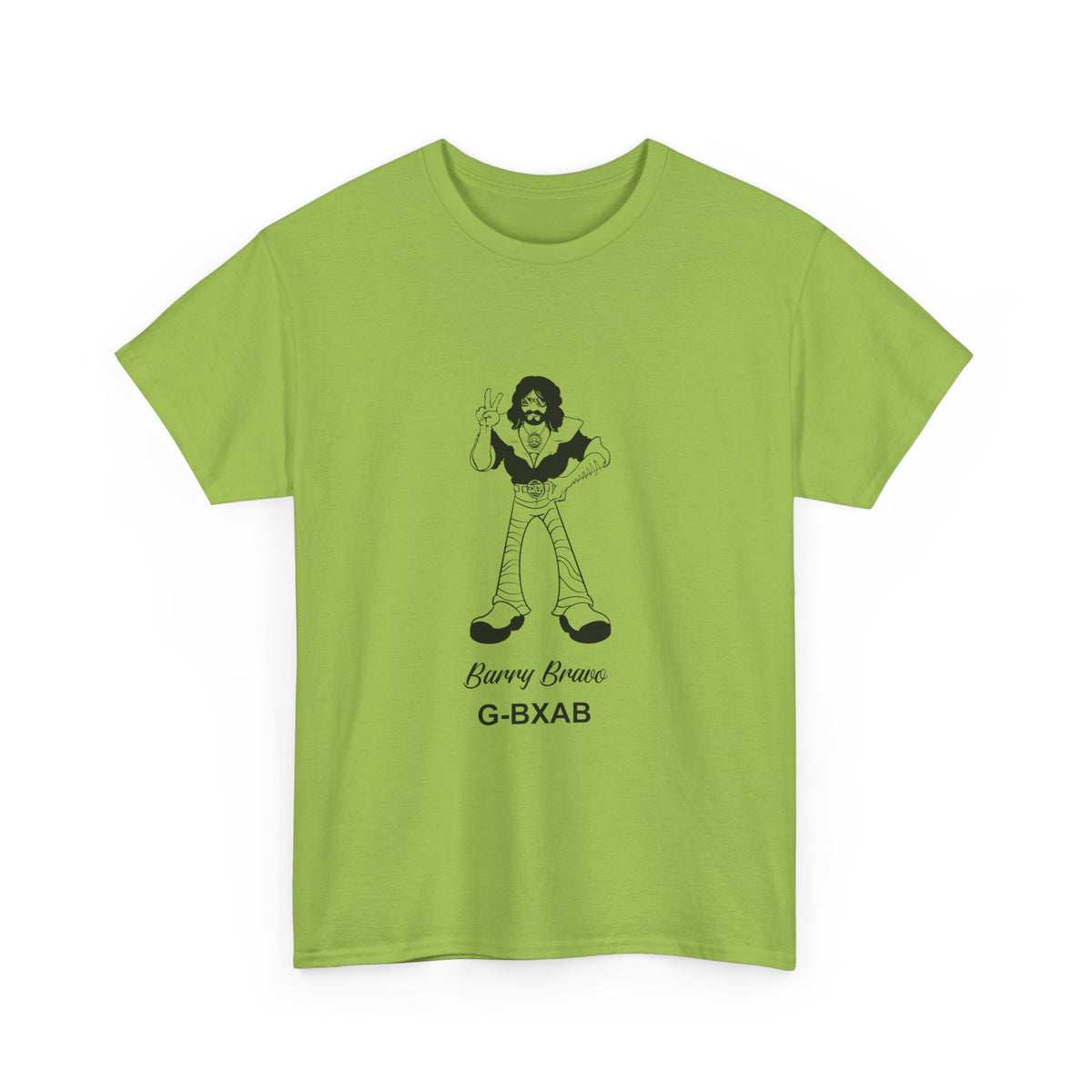 Tee Barry Bravo Piper PA28 Aircraft Retro Cartoon Design Unisex Heavy Cotton