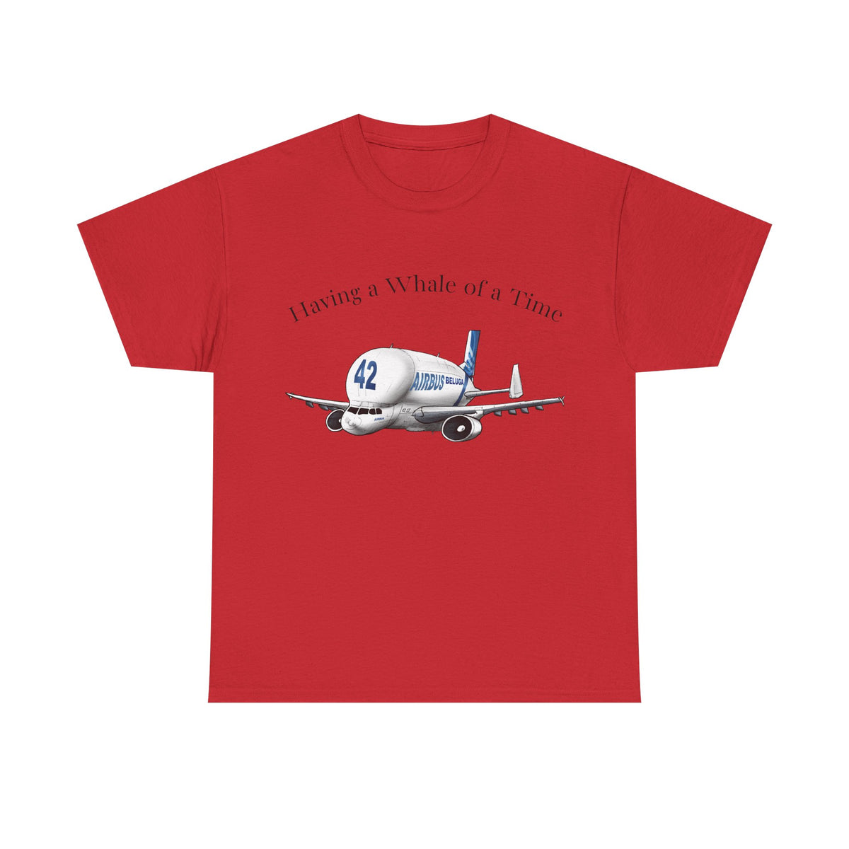 Having a Whale of a Time Beluga Heavy Cotton Tee