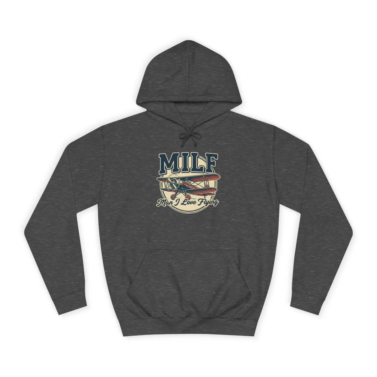 MILF Retro Flag Hoodie – Vintage Americana College Style