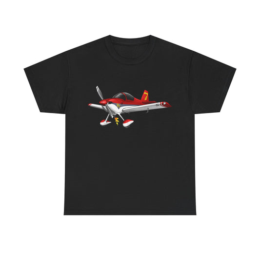 RV7 — Red Graphic Tee for Pilots