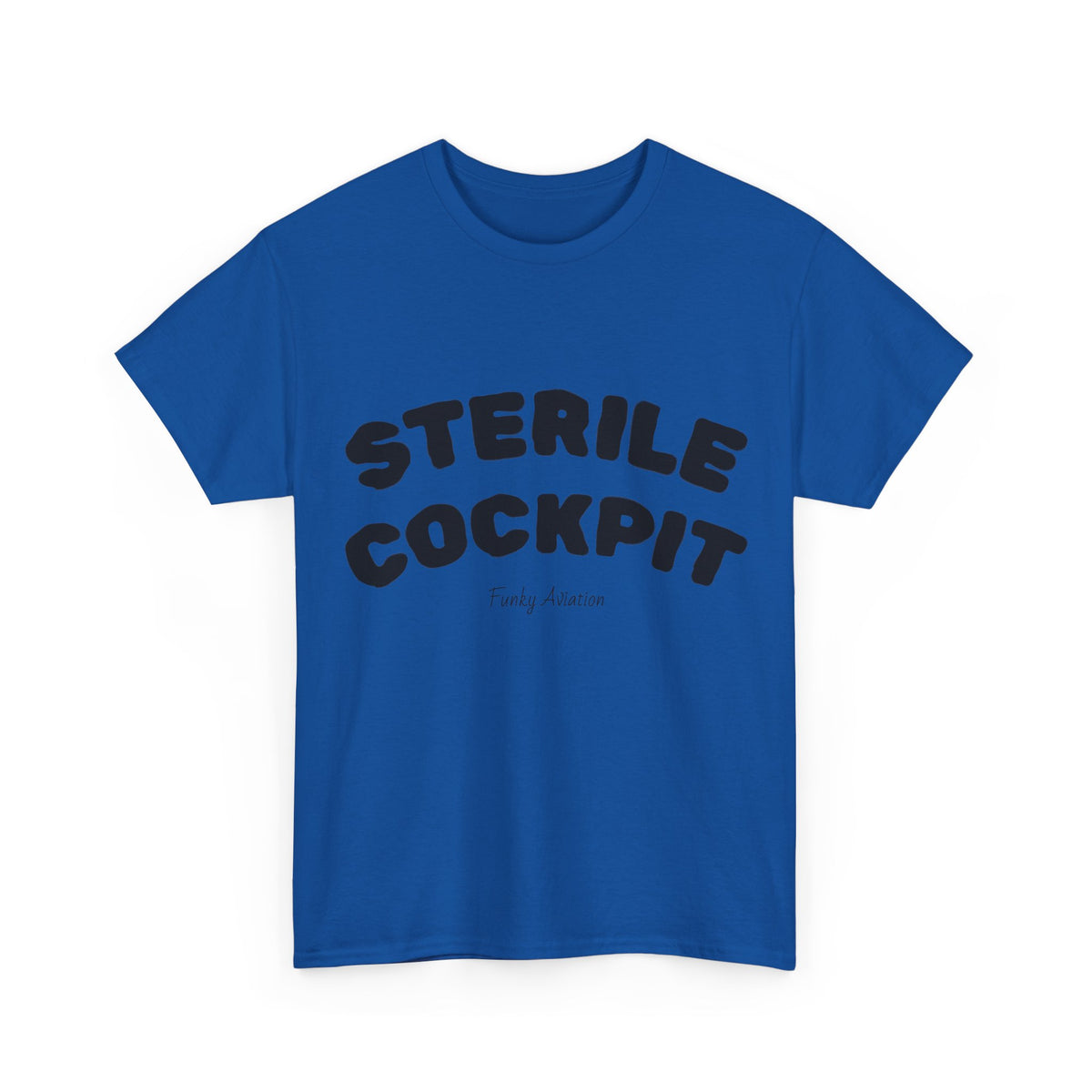 Sterile Cockpit Graphic Tee — Funny Aviation Pilot T-Shirt