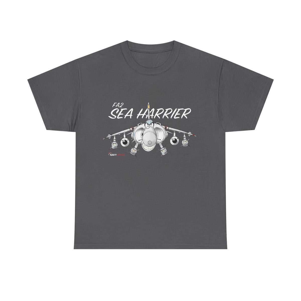 Vintage Fighter Jet Graphic Cotton T-Shirt