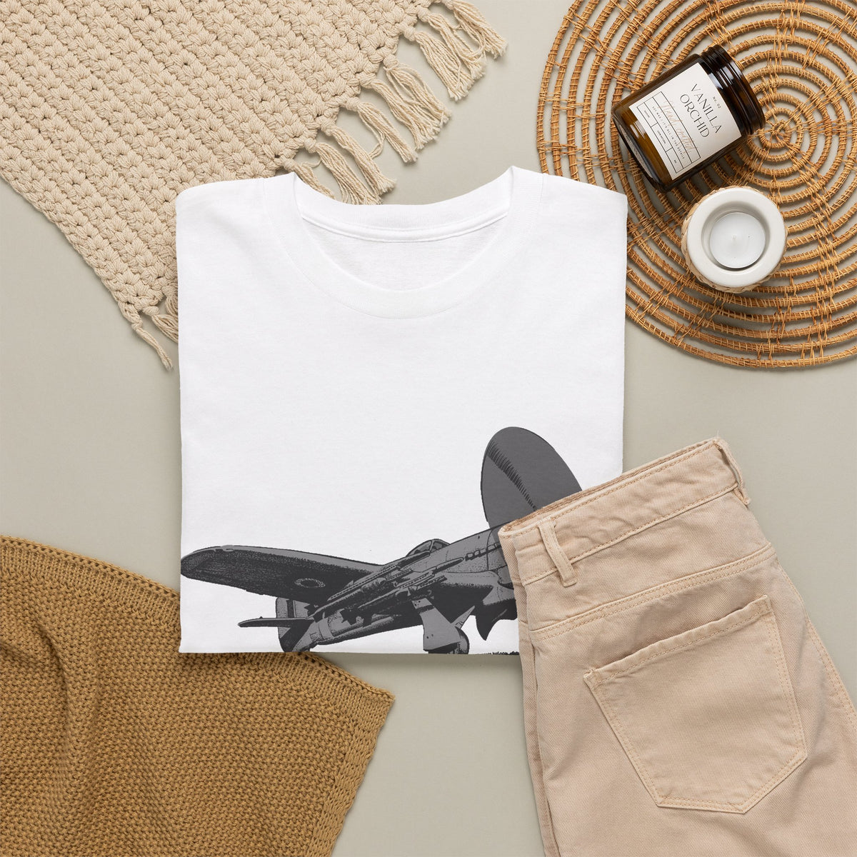 Vintage Airplane Graphic T-Shirt