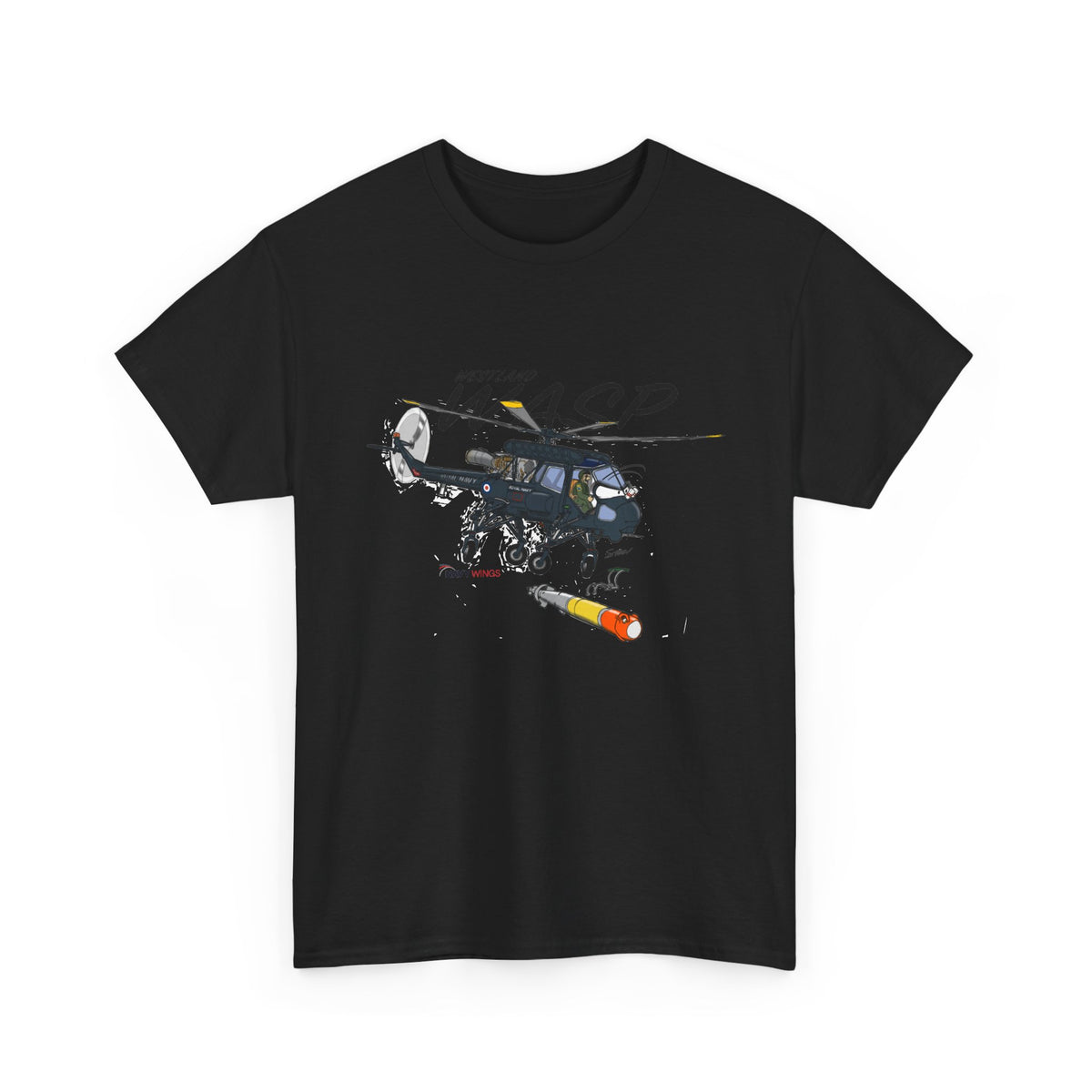 Wasp Attack Helicopter Tee — Military Aviation Graphic T-Shirt