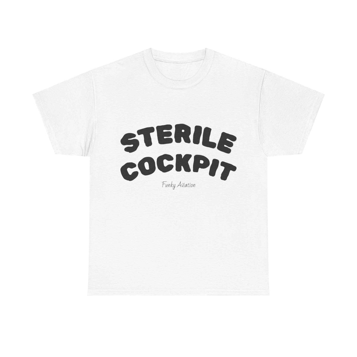 Sterile Cockpit Graphic Tee — Funny Aviation Pilot T-Shirt