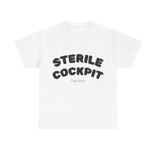 Sterile Cockpit Graphic Tee — Funny Aviation Pilot T-Shirt