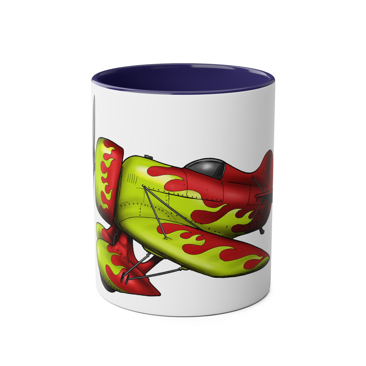 Gee Bee Two-Tone Coffee Mugs, 11oz - Funky Aviation
