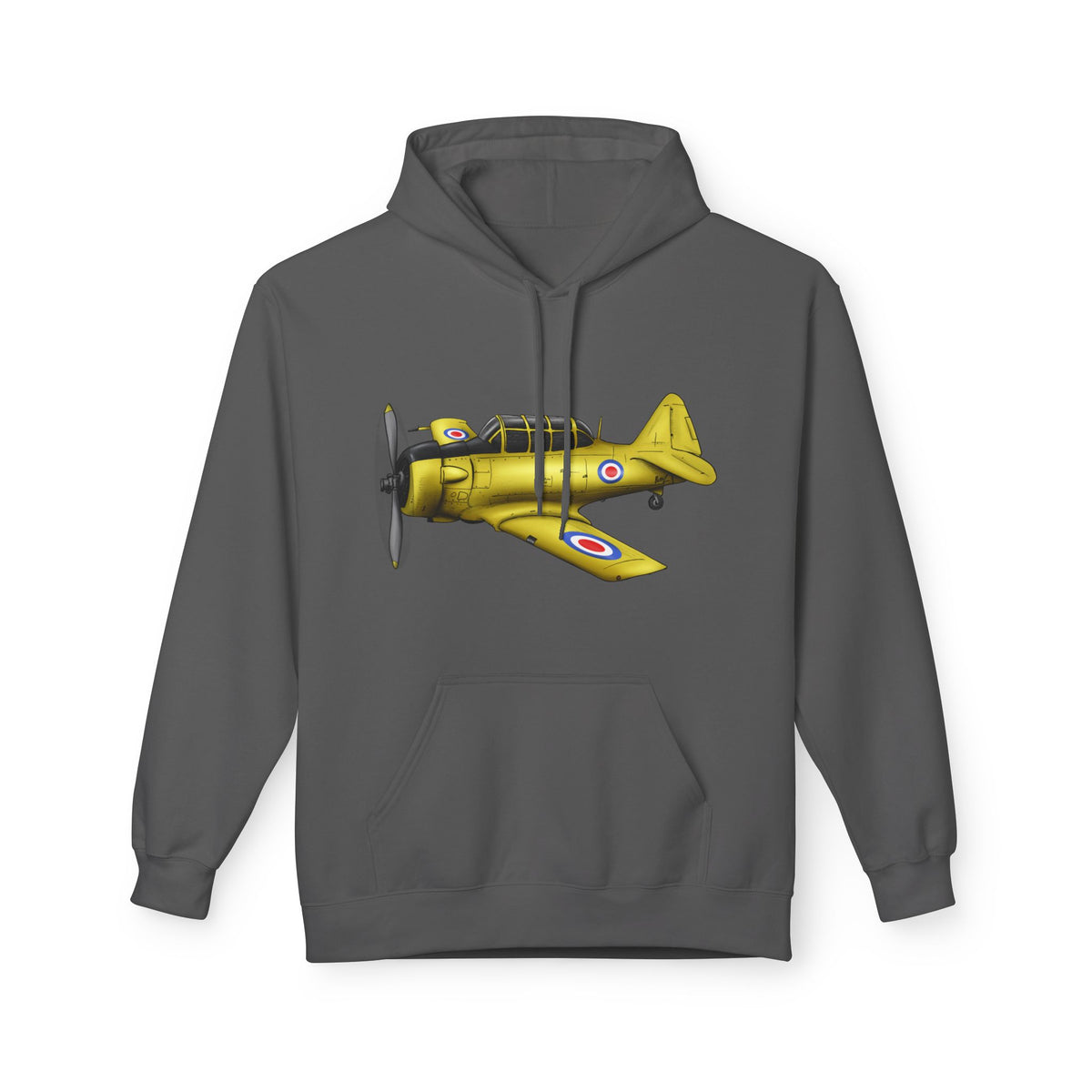 Hoodie - Harvard Aircraft Military Trainer Hand Drawn Design