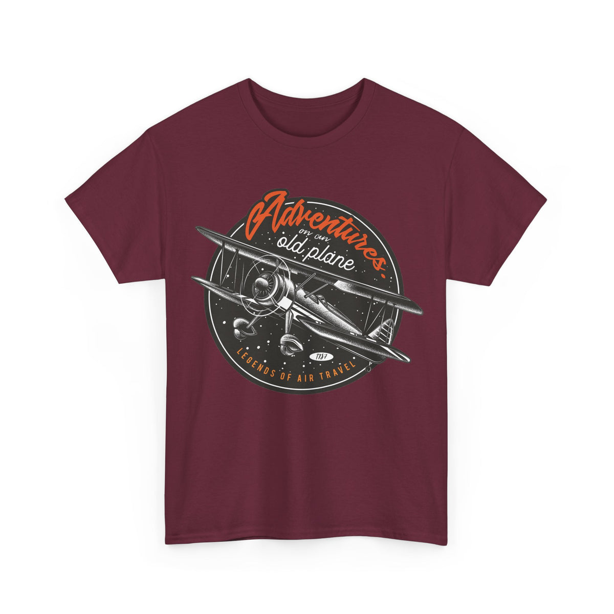 Adventure Airplane Vintage Aviation T-Shirt