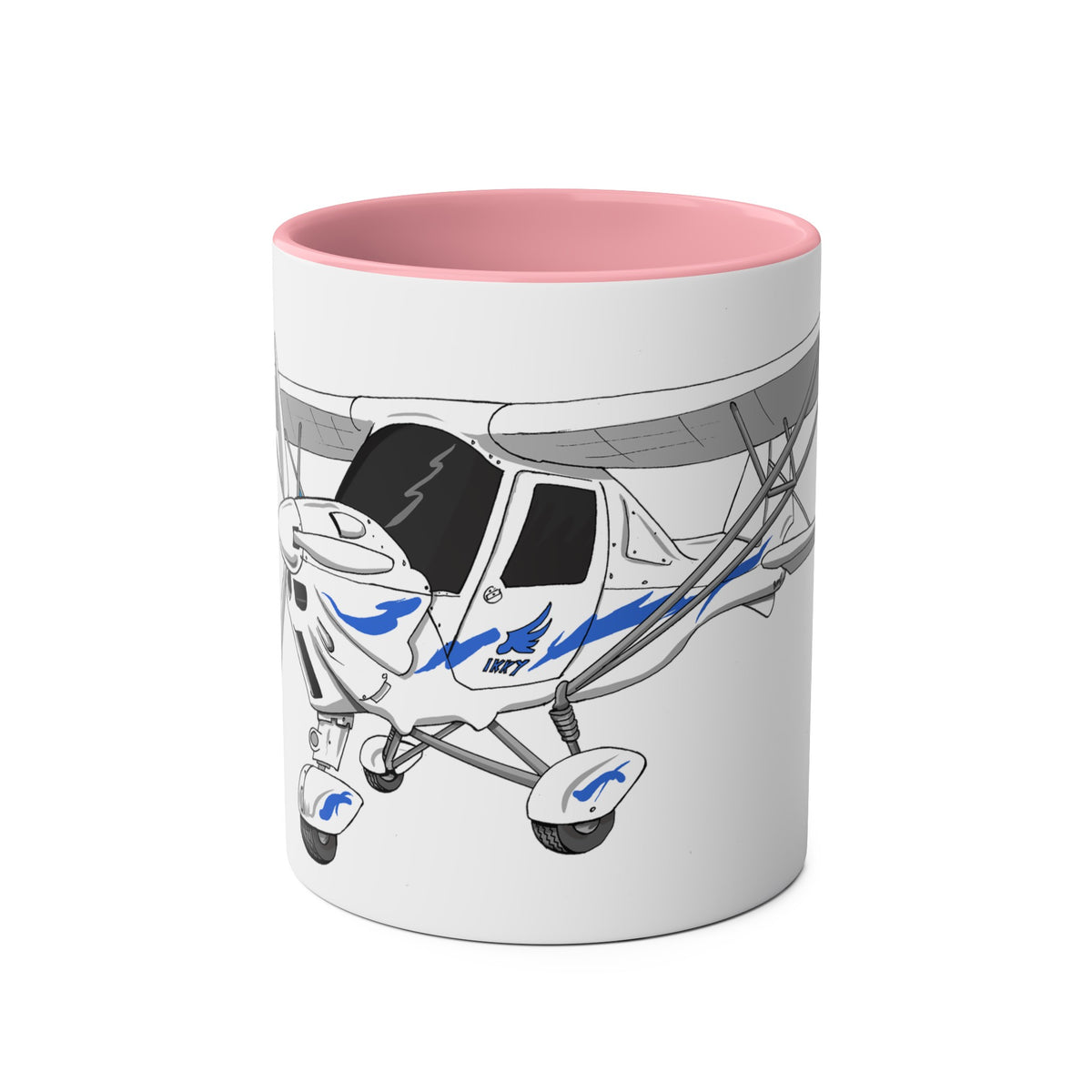 Ikarus C42 Two-Tone Coffee Mugs, 11oz - Funky Aviation