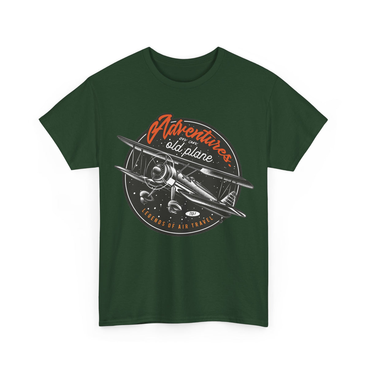 Adventure Airplane Vintage Aviation T-Shirt