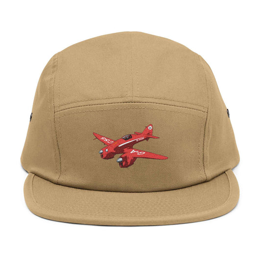 Vintage Comet Racer 5-Panel Cap — Embroidered Racing Logo