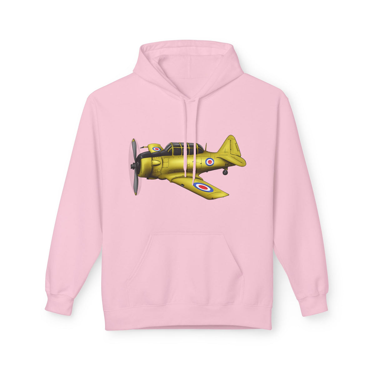 Hoodie - Harvard Aircraft Military Trainer Hand Drawn Design