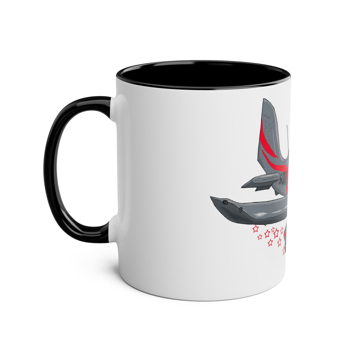 Eurostar EV07 Captain Cool Two-Tone Coffee Mugs, 11oz - Funky Aviation
