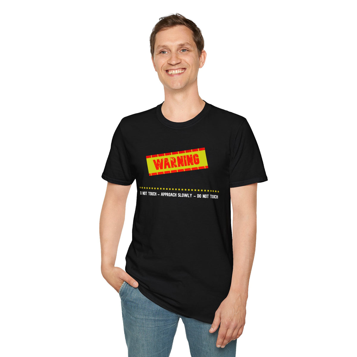 WARNING ! Approach Slowly SLA Aviation Logo T-Shirt