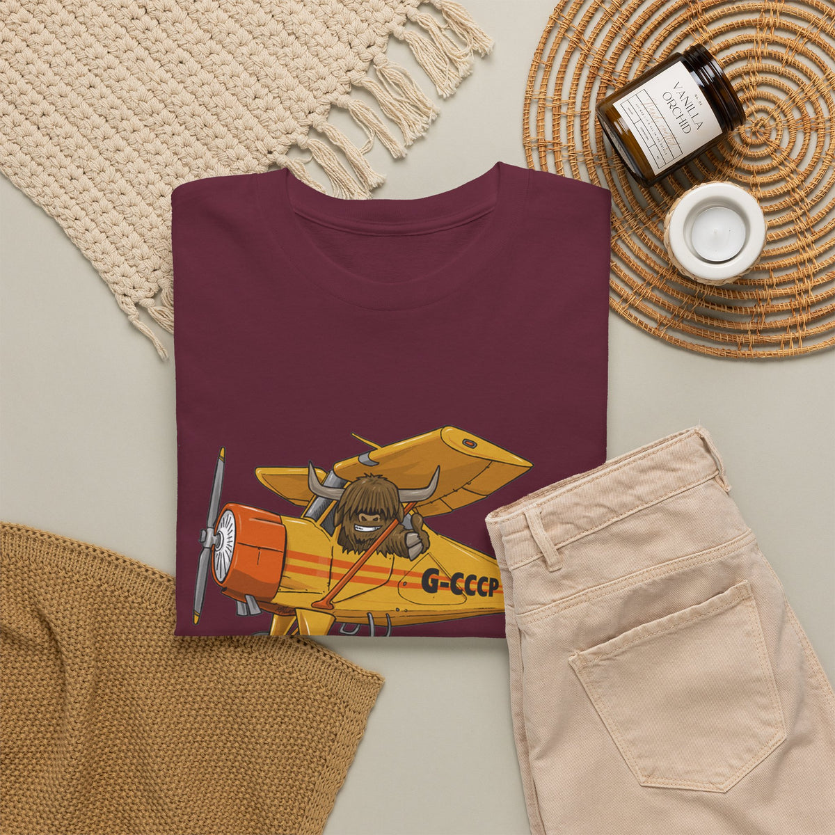 Yakety Yak Vintage Airplane Graphic Tee
