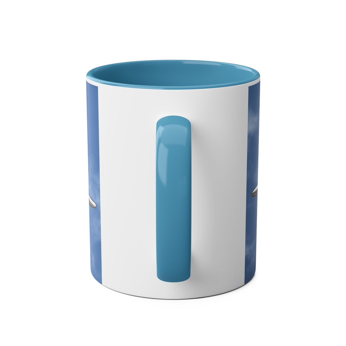 Mew Gull Racer Two-Tone Coffee Mugs, 11oz - Funky Aviation
