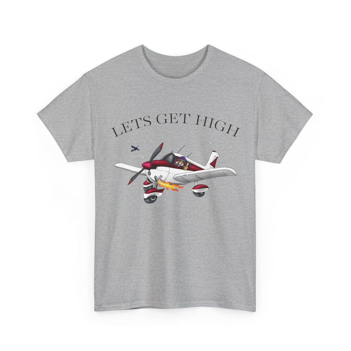 Lets Get High Unisex Heavy Cotton Tee