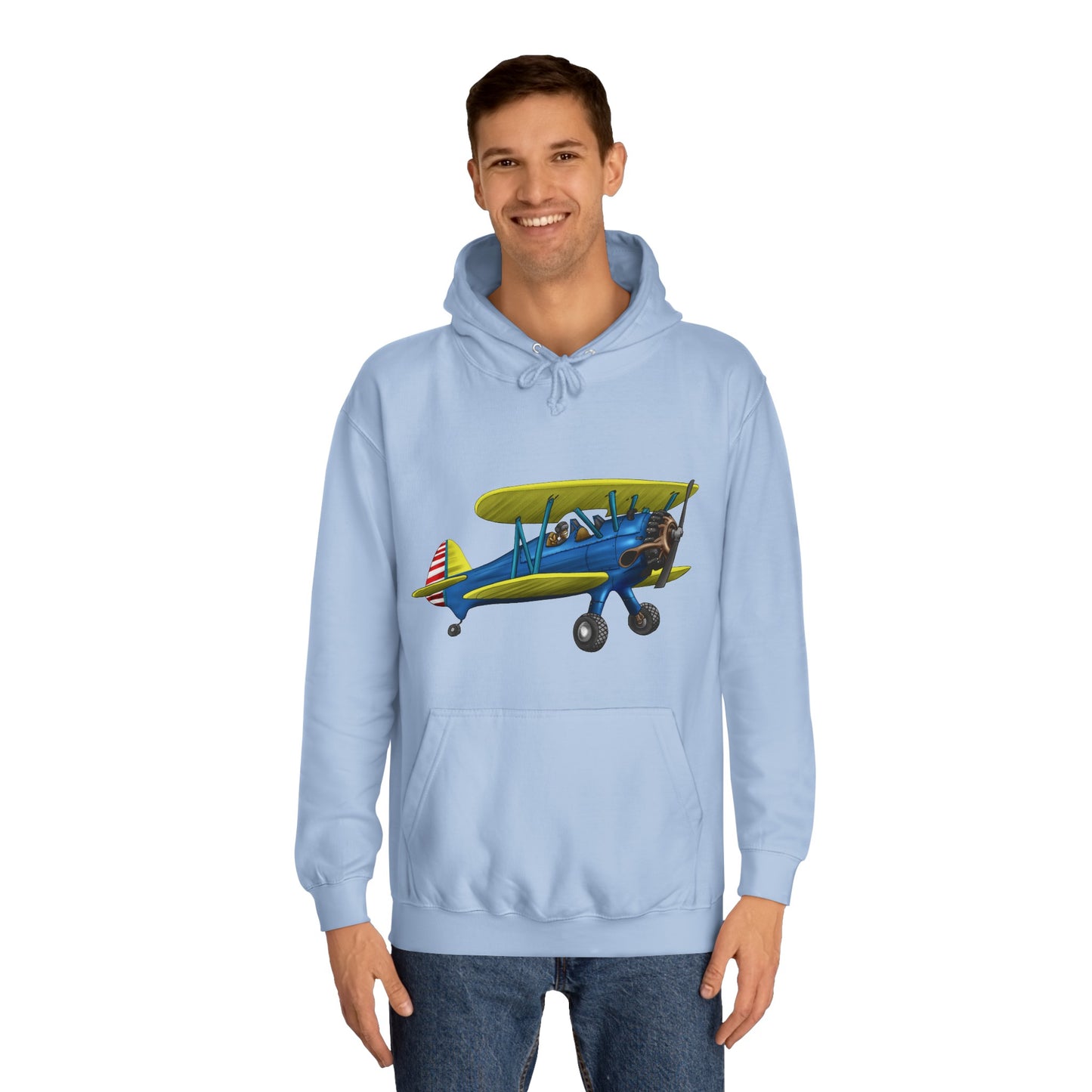 Boeing Stearman Unisex College Hoodie
