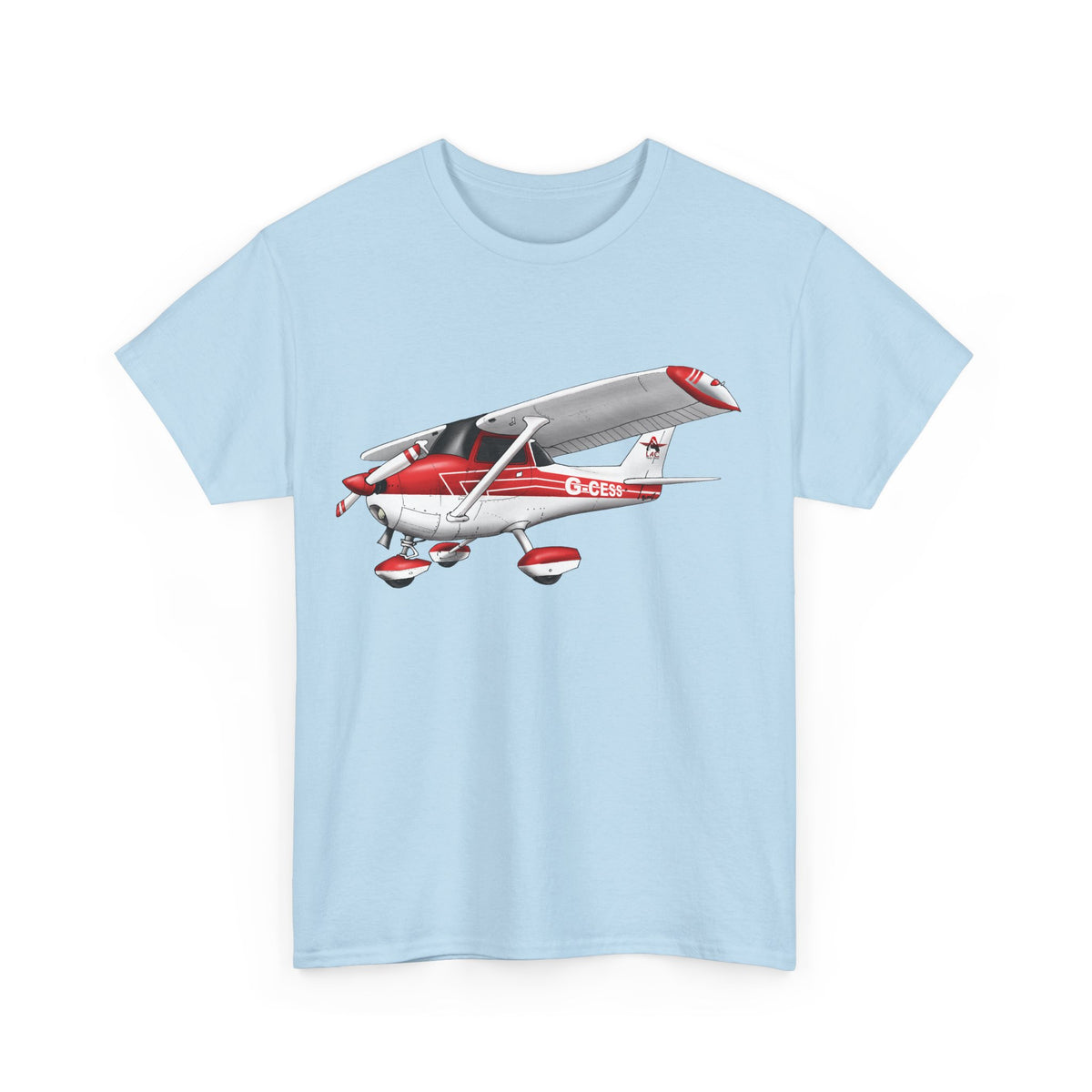 Aircraft Pilot Unisex Tee - LAC Cessna 152 Hand Drawn Design