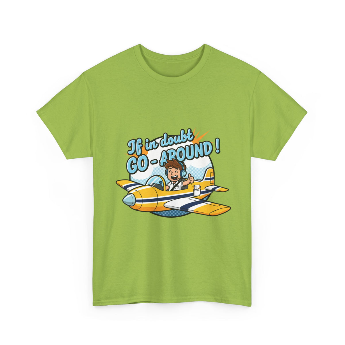 "If in Doubt, Go Around" Pilot Plane T‑Shirt