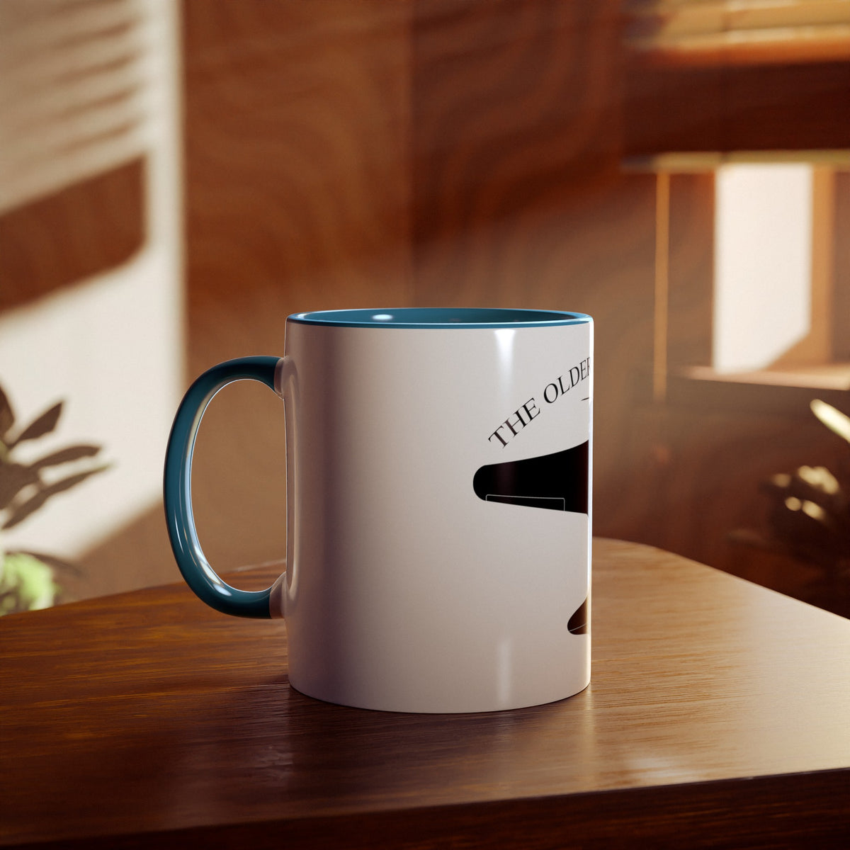The Older the Better Two-Tone Coffee Mugs, 11oz - Funky Aviation