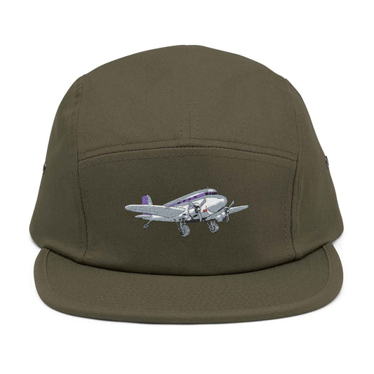 Vintage DC3 Dakota Embroidered 5-Panel Cap