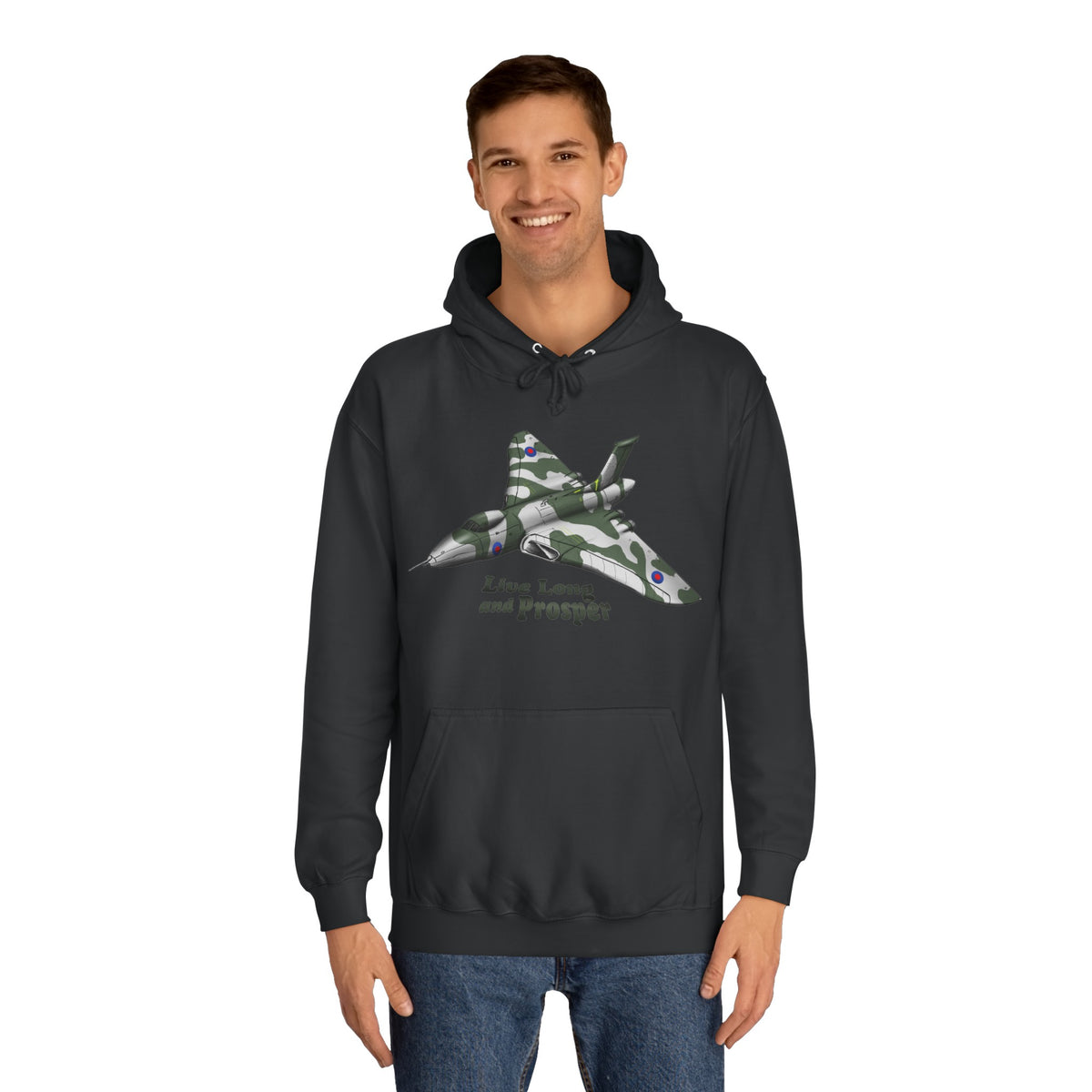 Vulcan Bomber Aircraft Unisex College Hoodie - Funky Aviation