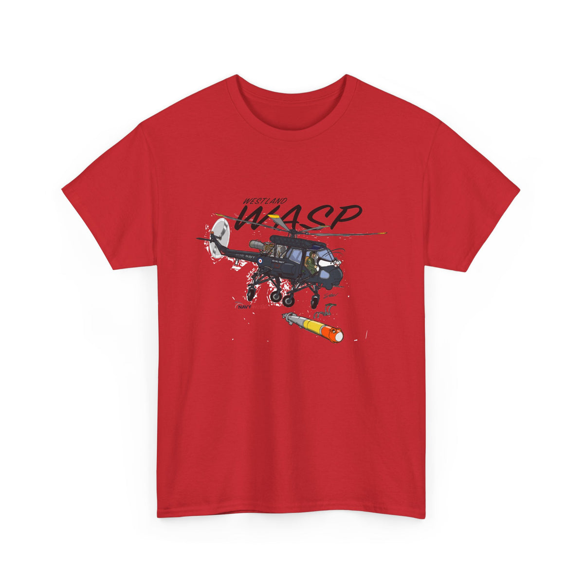 Wasp Attack Helicopter Tee — Military Aviation Graphic T-Shirt