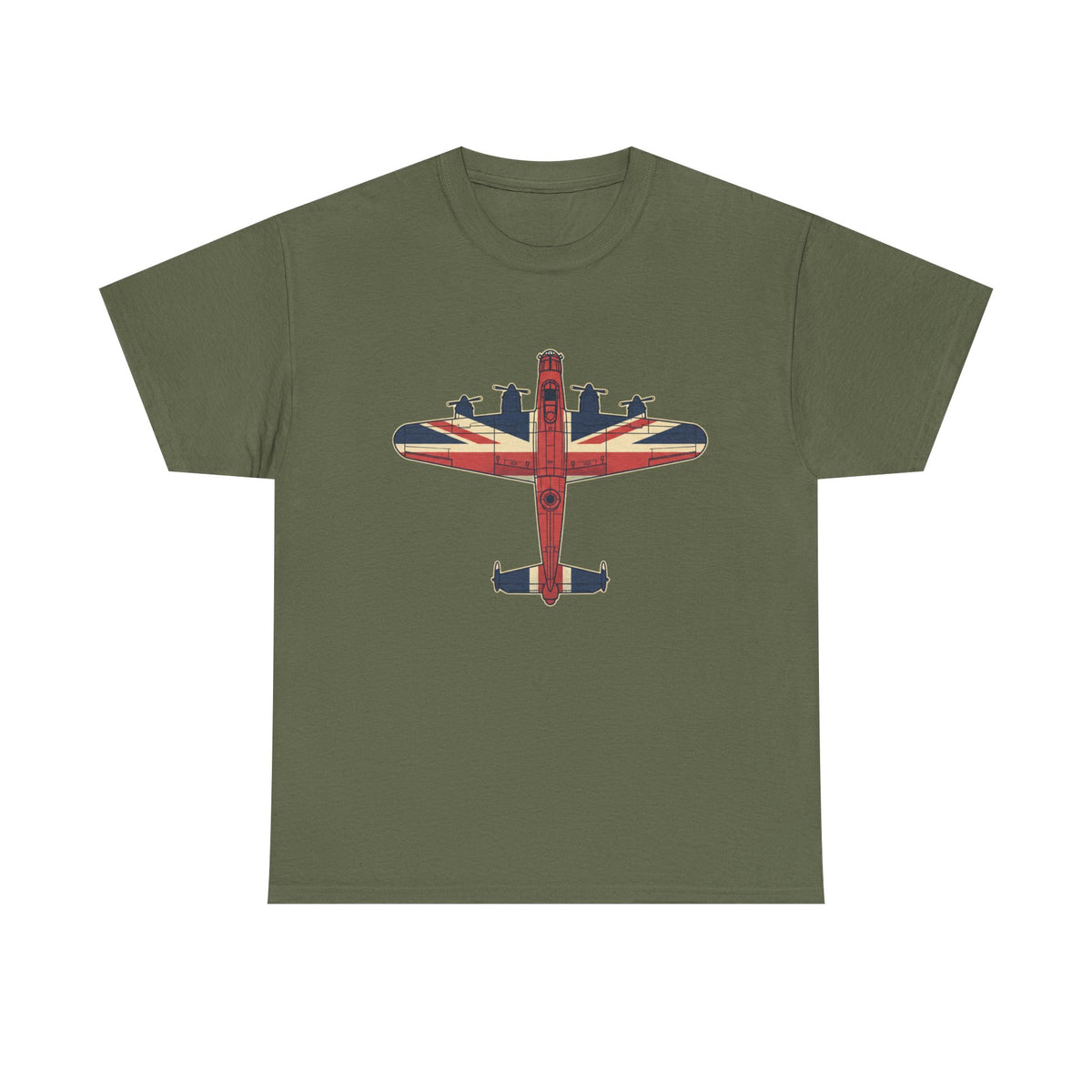British Aviation Union Jack Bomber T-Shirt