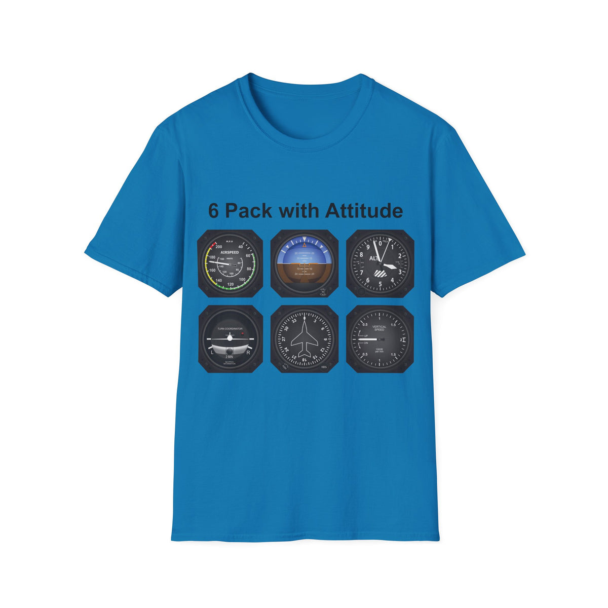 Aviator 6 Pack Unisex T-Shirt - Attitude Collection