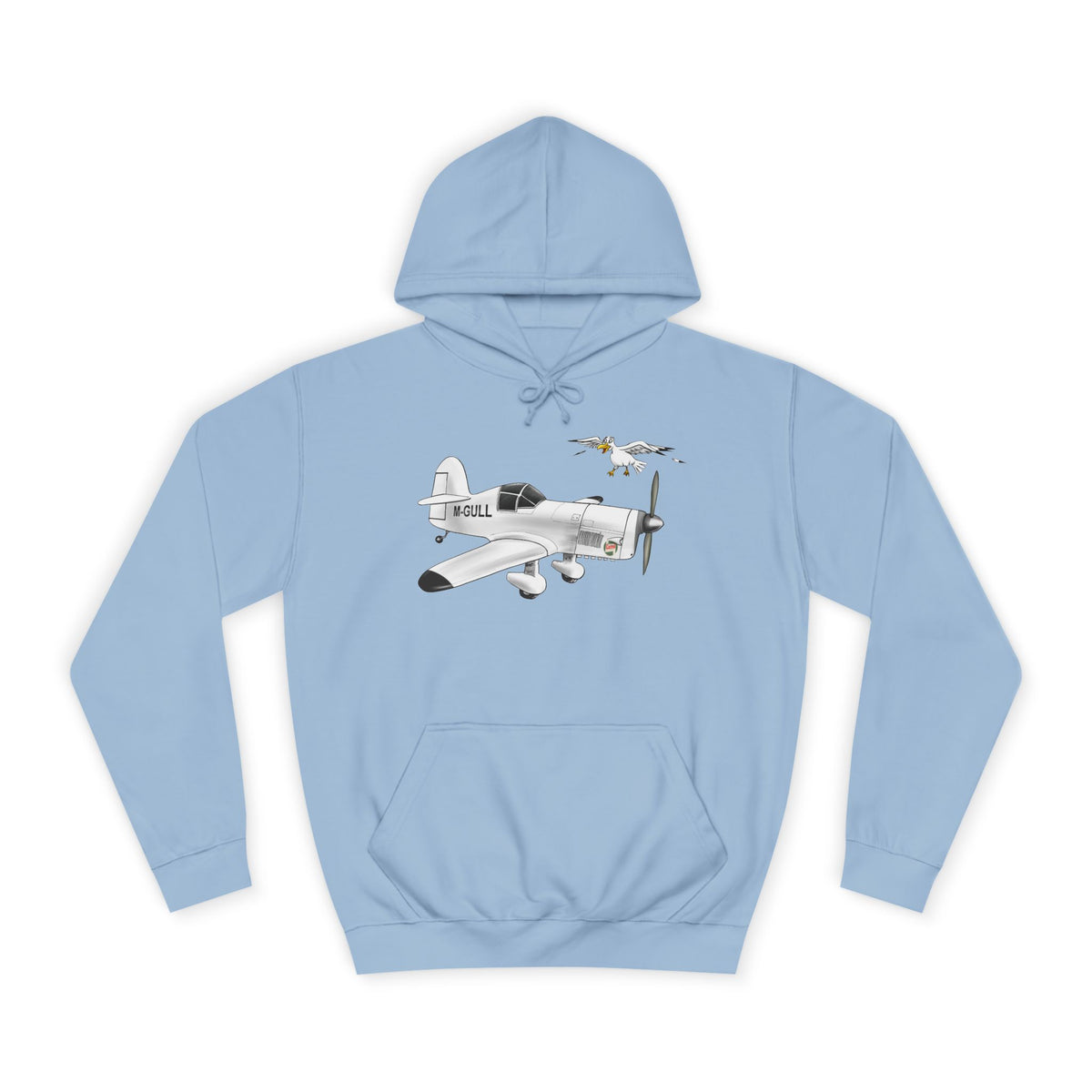 Vintage Mew Gull Hoodie - Historic Racing Aircraft Design
