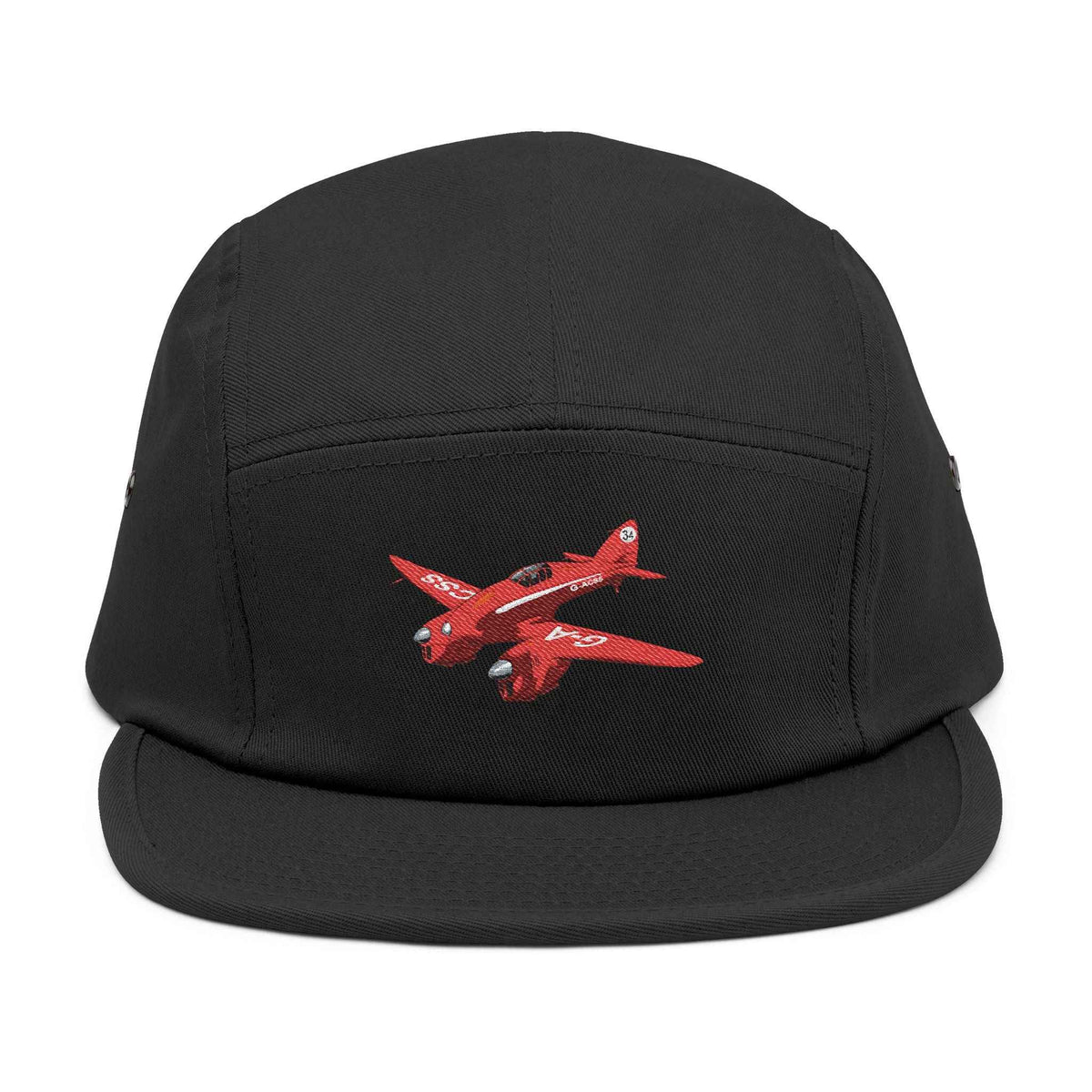 Vintage Comet Racer 5-Panel Cap — Embroidered Racing Logo