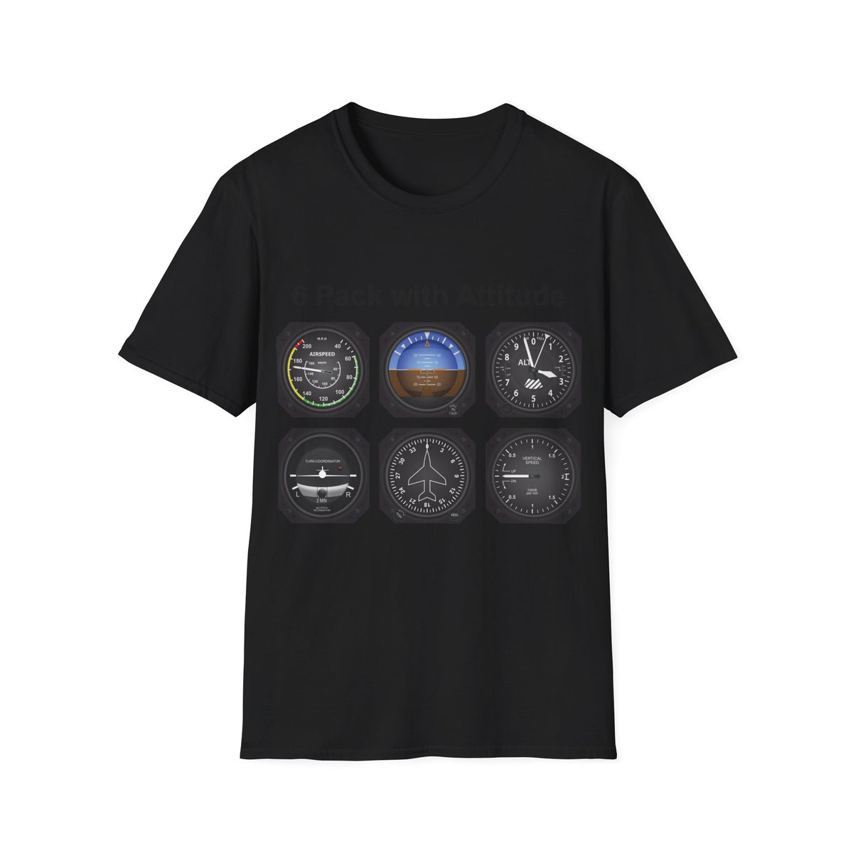 Aviator 6 Pack Unisex T-Shirt - Attitude Collection