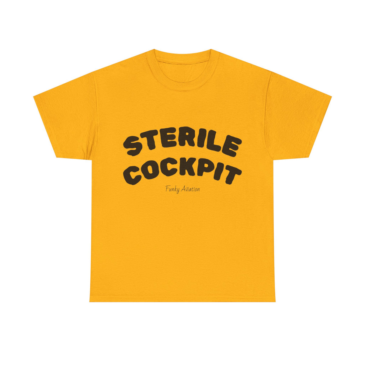 Sterile Cockpit Graphic Tee — Funny Aviation Pilot T-Shirt