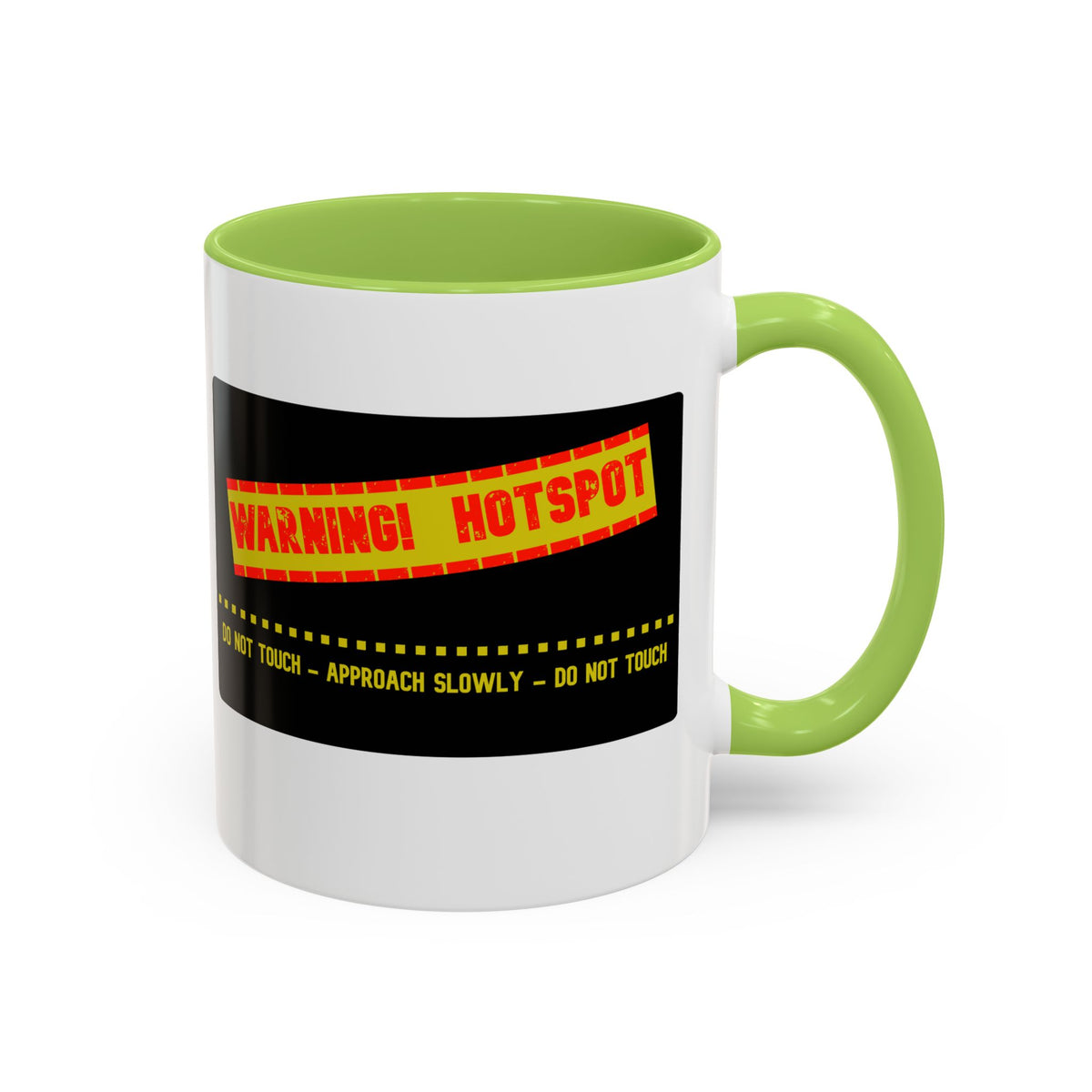 Warning ! Hotspot ! SLA Aviation Accent Coffee Mug (11oz)