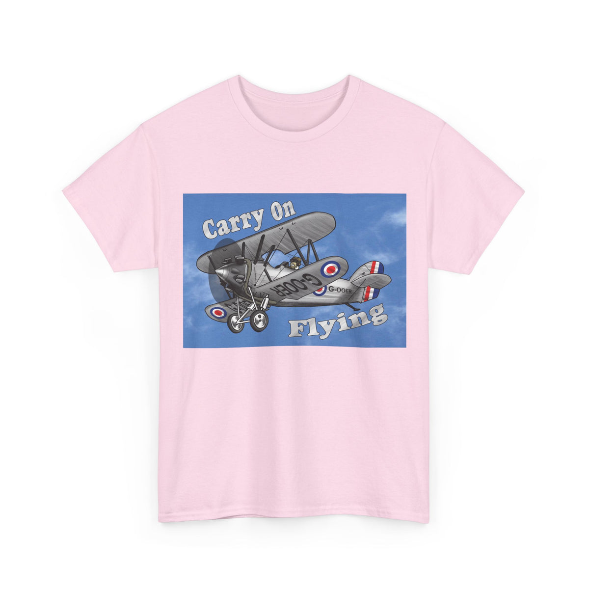 Carry On Flying Vintage Biplane Aviation T-Shirt