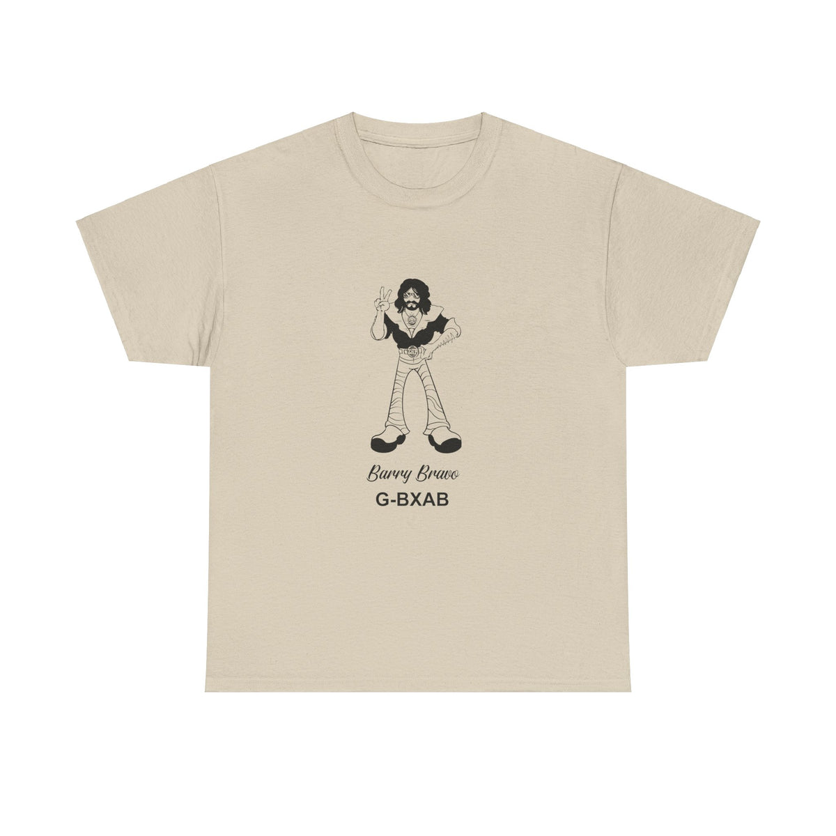 Tee Barry Bravo Piper PA28 Aircraft Retro Cartoon Design Unisex Heavy Cotton